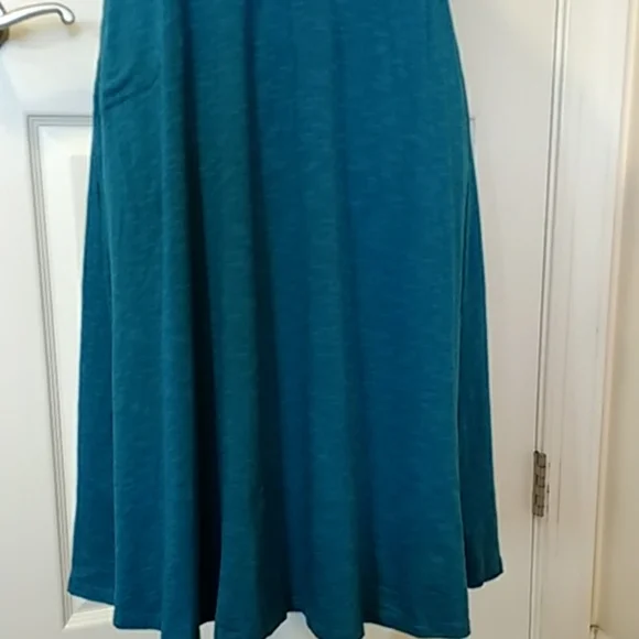 Toad&Co Blue A-line Midi Dress with Flutter Sleeves - Picture 3 of 11